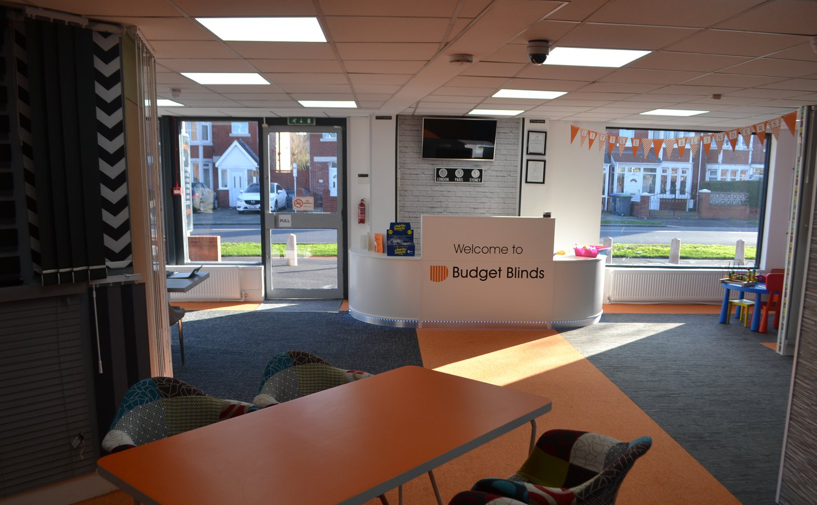 Budget Blinds Blackpool Showroom